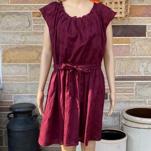 LC Lauren Conrad Pleat Neck Dress